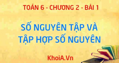 Số nguyên âm là gì? Tập hợp số nguyên ký hiệu là gì? gồm những số nào - Lý thuyết Toán 6 bài 1